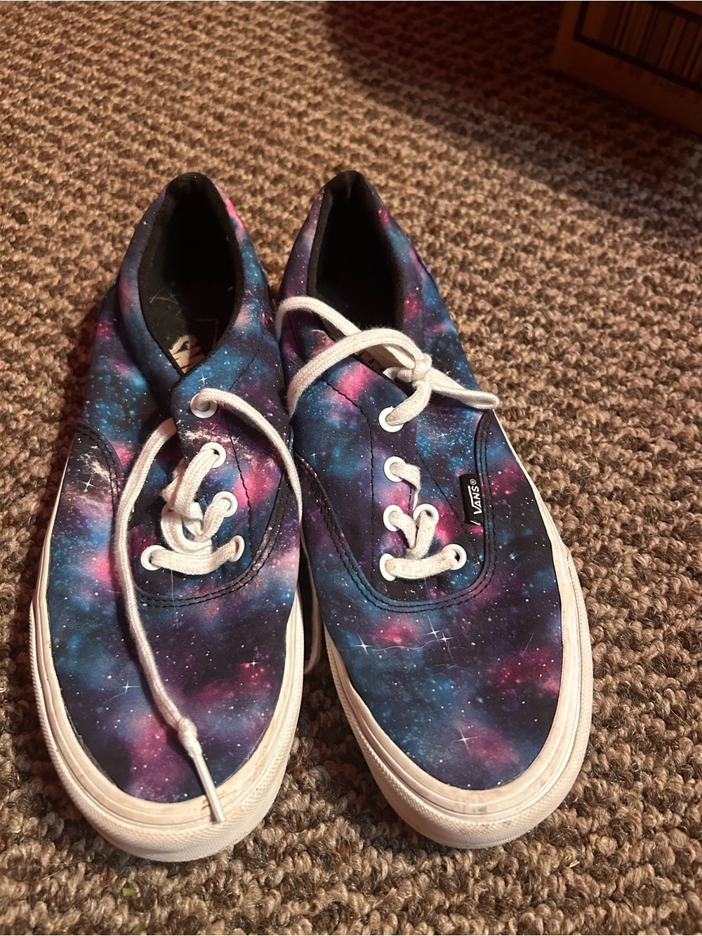 Vans Galaxy Canvas Sneakers - Blue, Purple, Pink